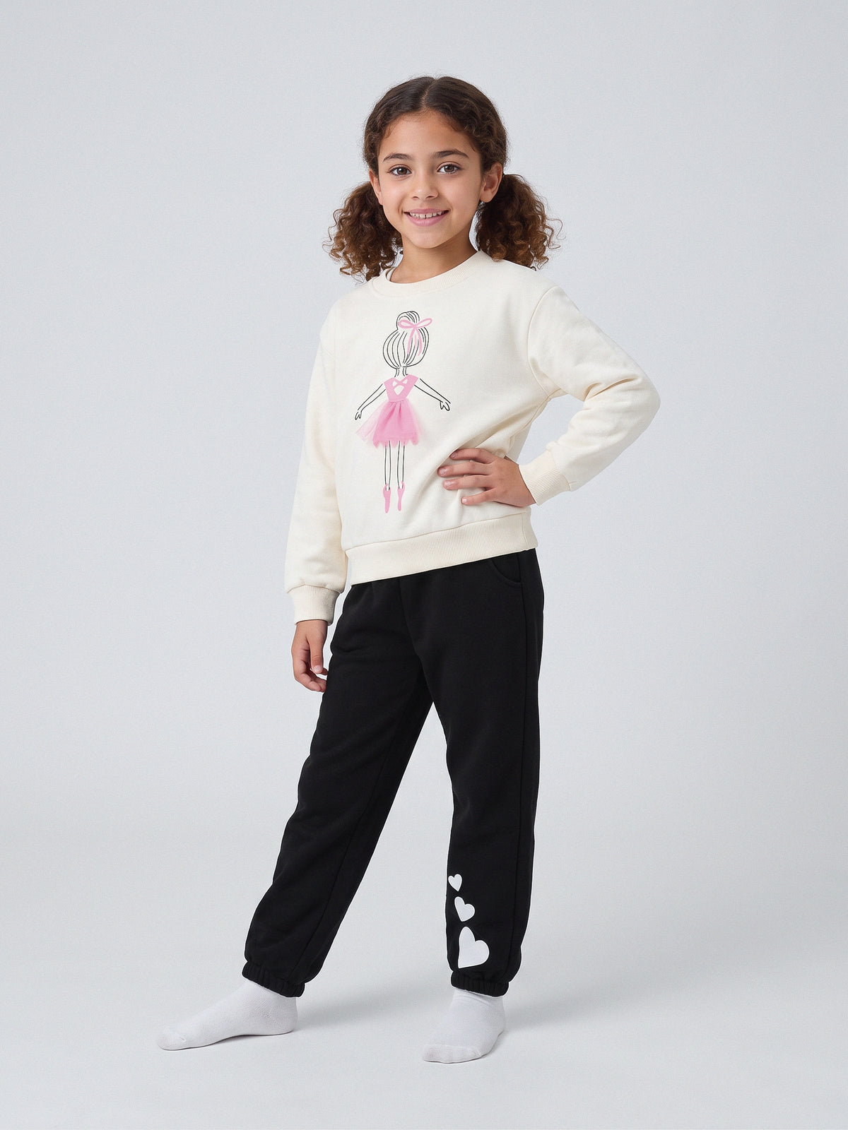 Pajamas oversize fit printed top