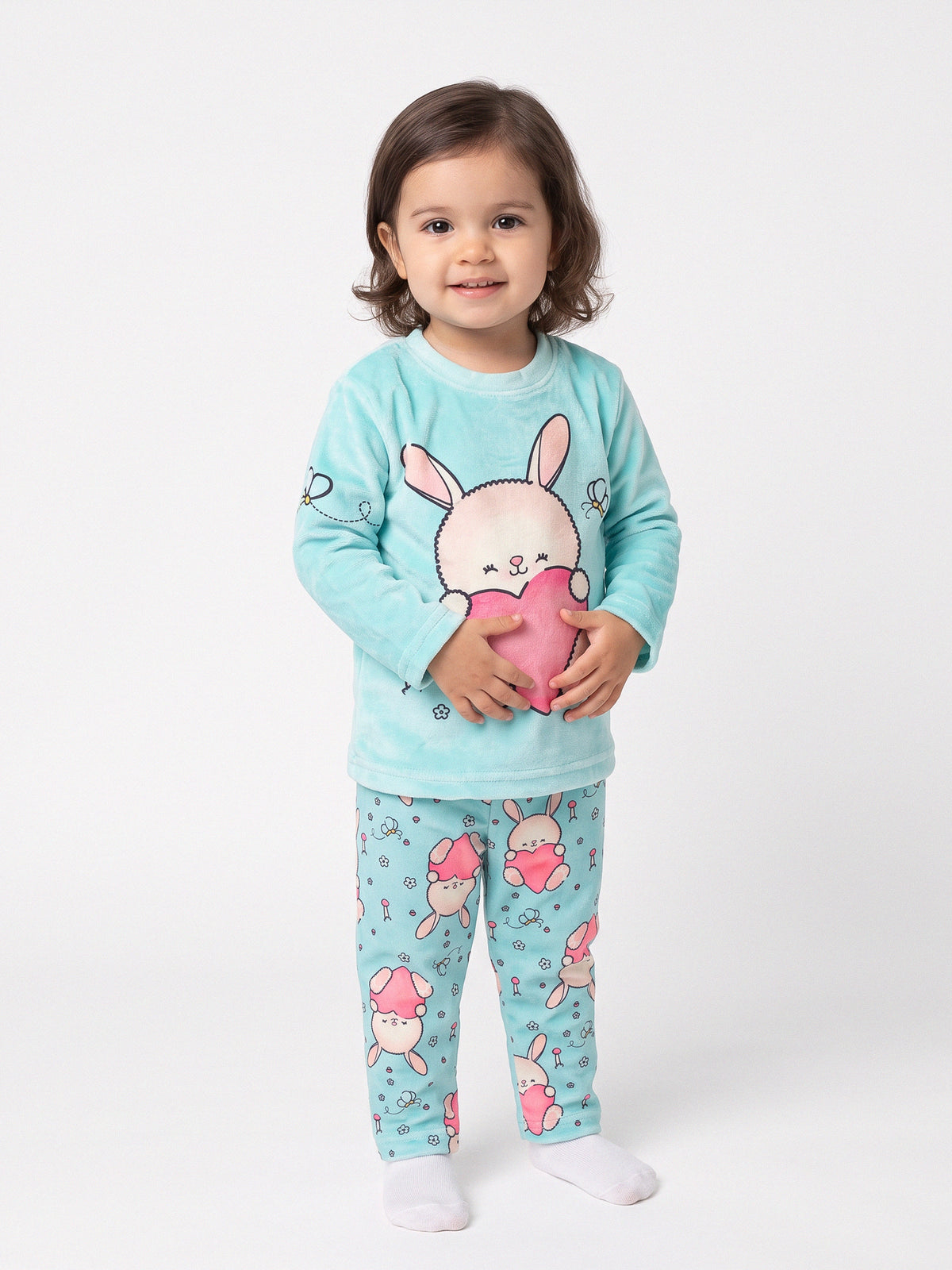 Pajamas all over printed top