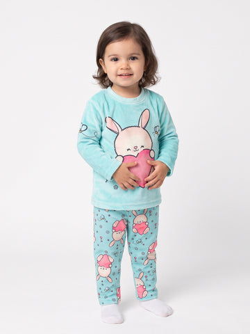 Pajamas all over printed top