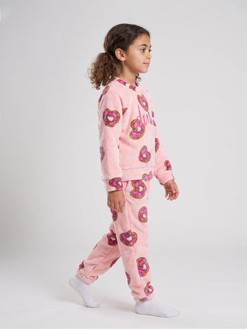 Pajamas oversize fit all over printed top