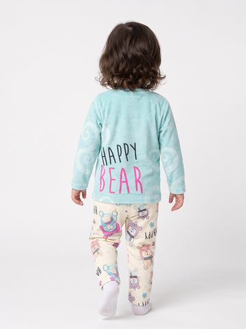 Pajamas all over printed top