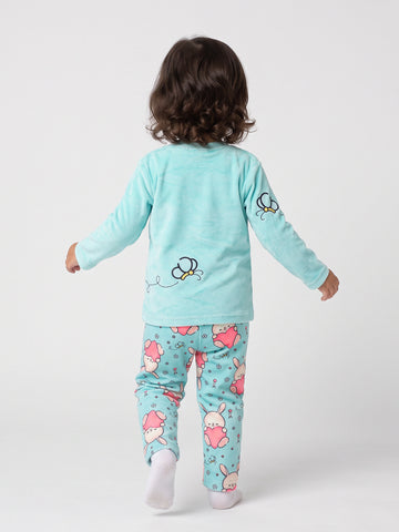 Pajamas all over printed top