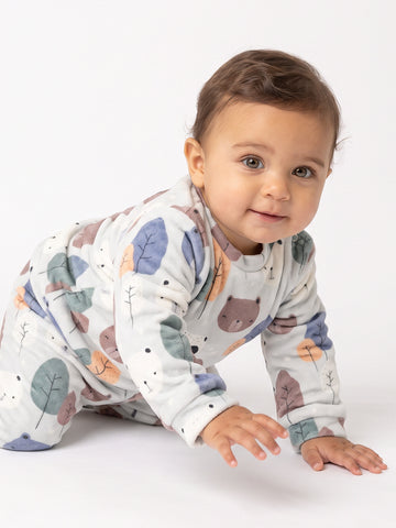 Pajamas all over printed top