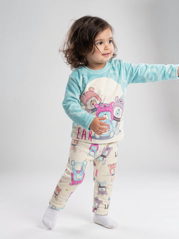 Pajamas all over printed top