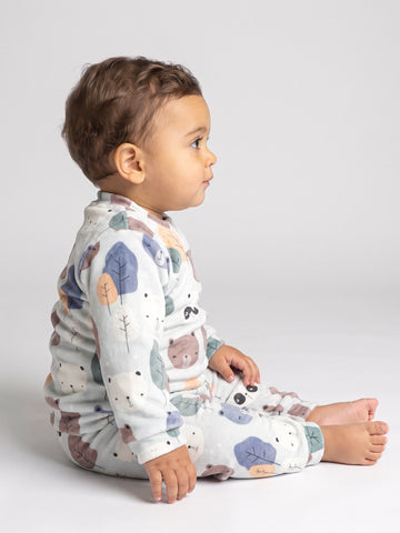 Pajamas all over printed top