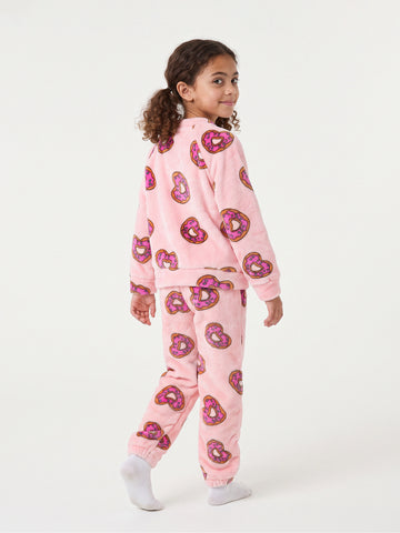 Pajamas oversize fit all over printed top