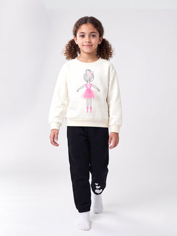 Pajamas oversize fit printed top