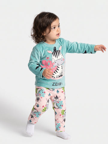 Pajamas all over printed top
