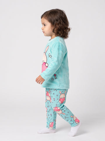 Pajamas all over printed top