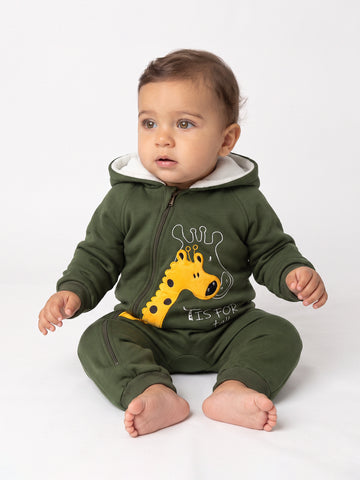 Overalls embroidered