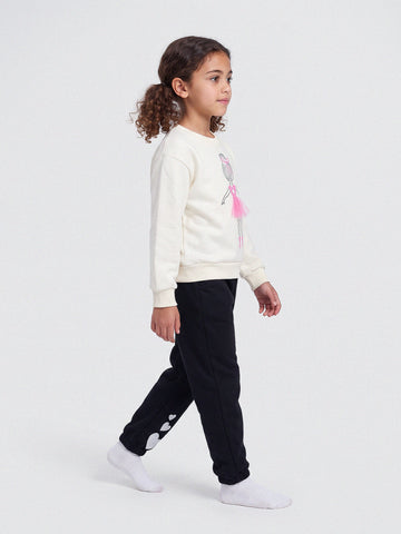 Pajamas oversize fit printed top