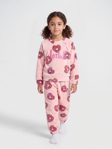 Pajamas oversize fit all over printed top
