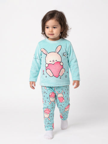 Pajamas all over printed top