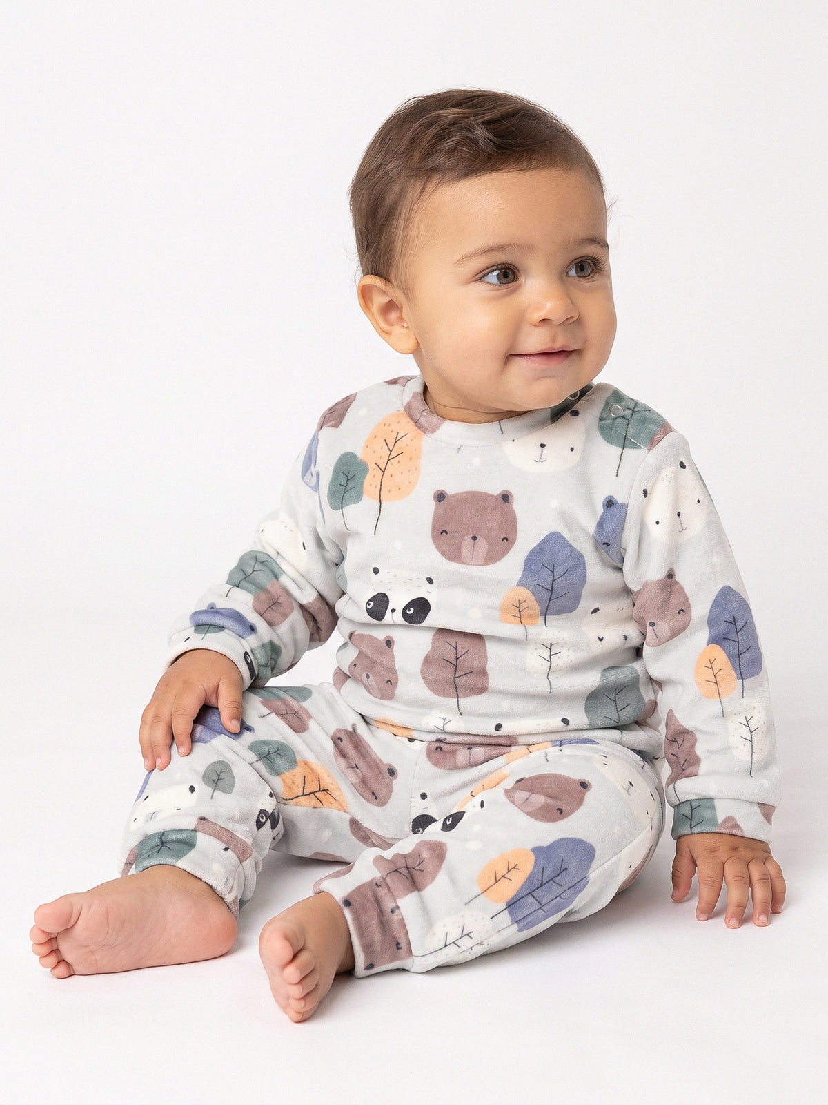 Pajamas all over printed top