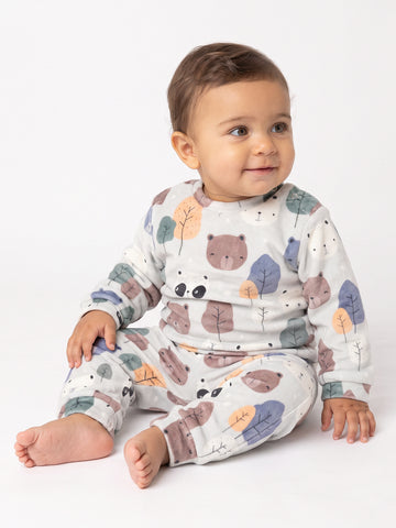 Pajamas all over printed top