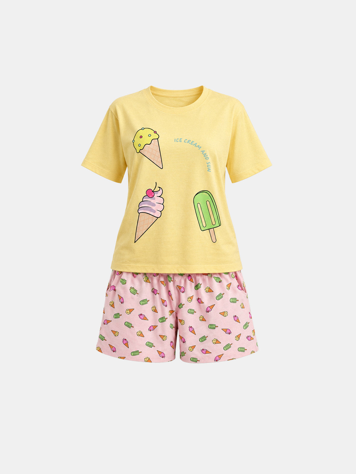 Pajamas oversized printed top