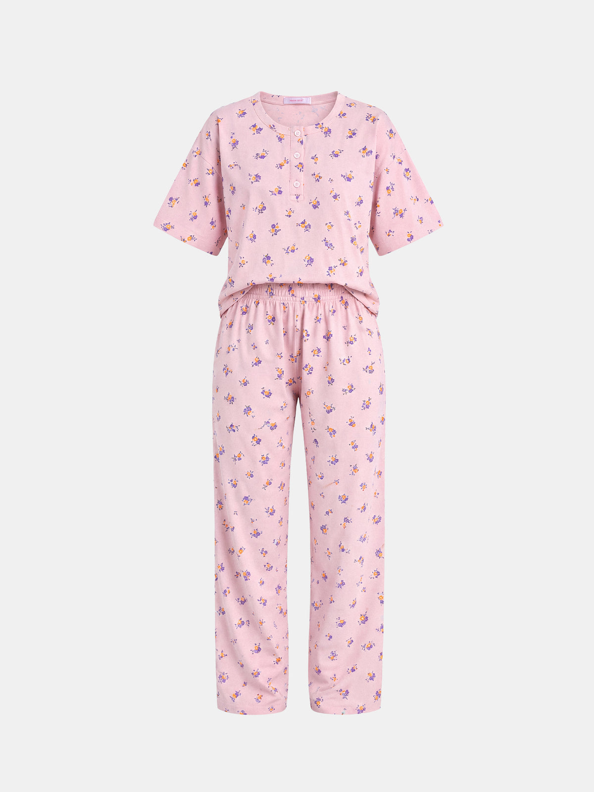 Pajamas Sim fit all over printed top