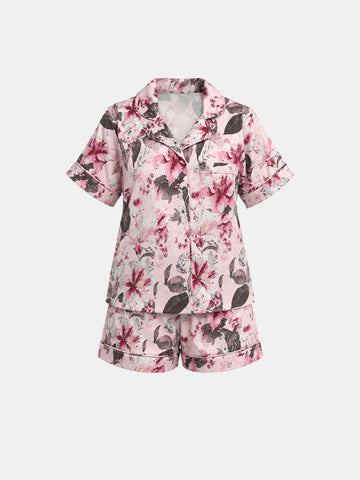 Pajamas oversized all over printed top