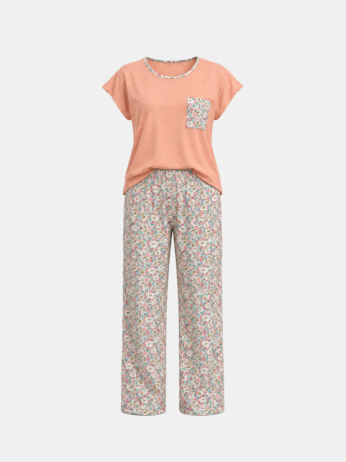 Pajamas oversized printed top