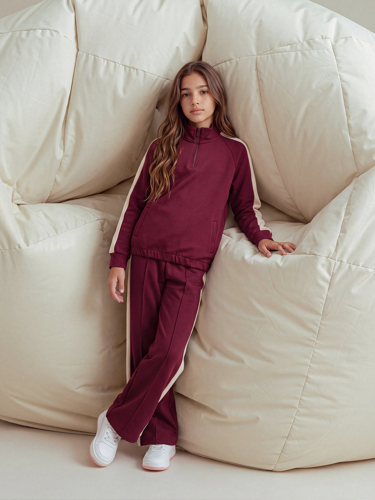 Sweatshirt Sets Oversize fit/Wide Leg fit plain top