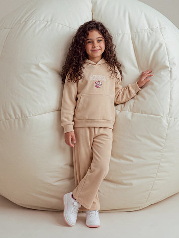 Sweatshirt Sets Oversize fit/Wide Leg fit embroidered top