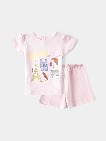 Mini Town Team Kids Baby Girls Pajamas