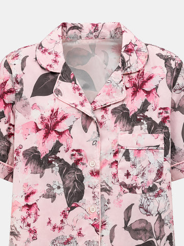Pajamas oversized all over printed top