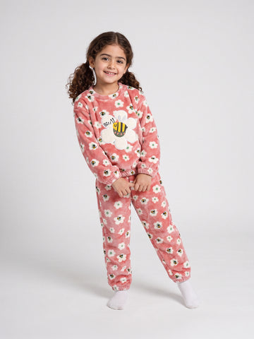 Pajamas oversize fit all over printed top