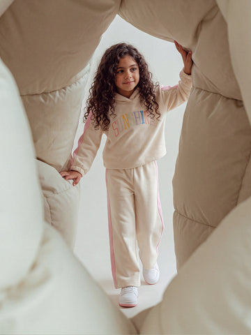 Sweatshirt Sets Oversize fit/Wide Leg fit embroidered top