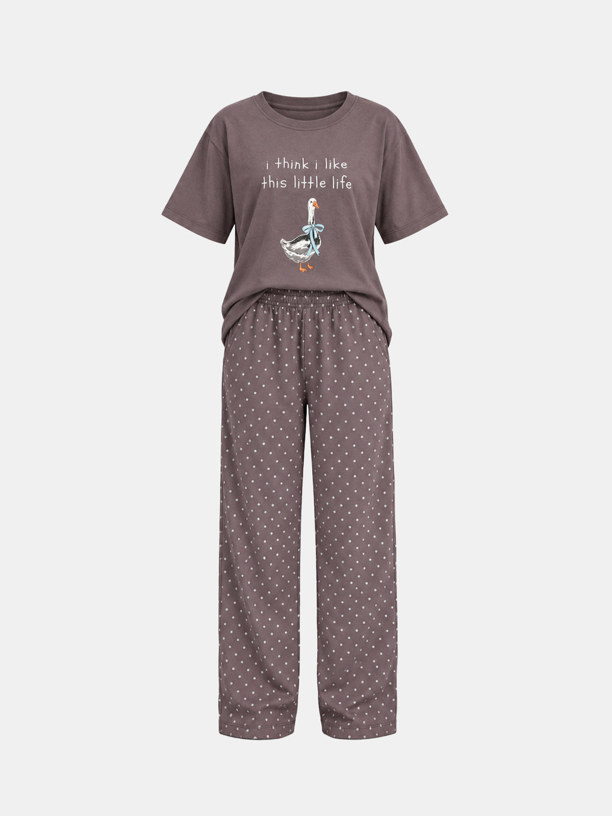 Pajamas Sim fit printed top
