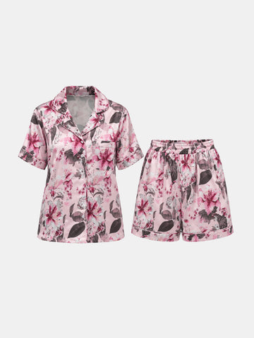 Pajamas oversized all over printed top