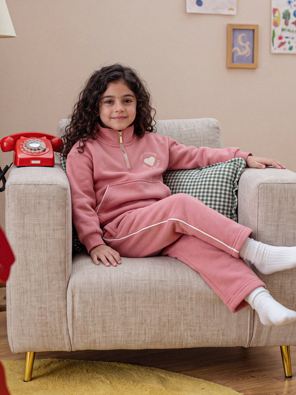 Pajamas Oversize fit / Relaxed fit embroidered top