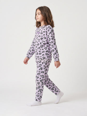 Pajamas oversize fit all over printed top