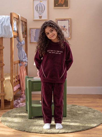 Pajamas Oversize fit / Relaxed fit embroidered top