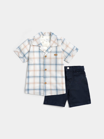 Shirt Sets checked top