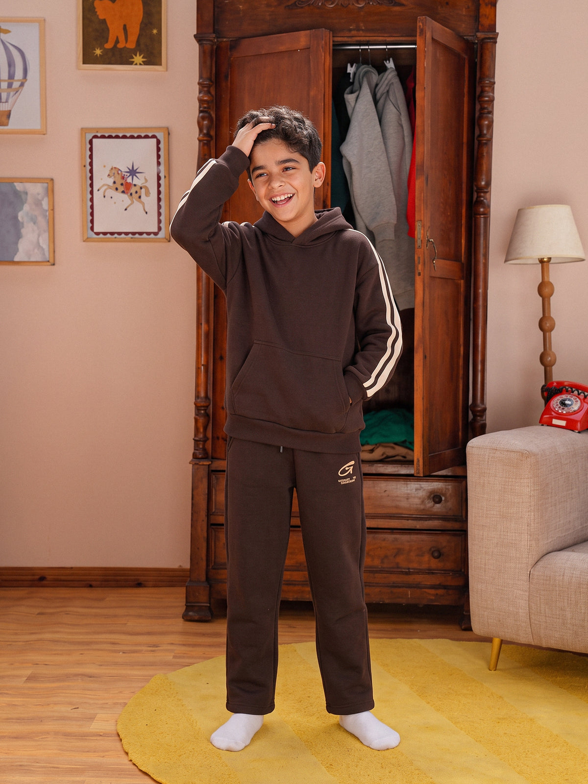 Pajamas Oversize fit / Baggy sweatpant fit printed top