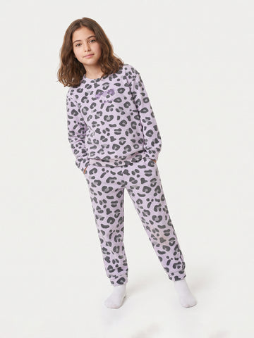 Pajamas oversize fit all over printed top