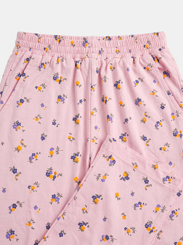 Pajamas Sim fit all over printed top
