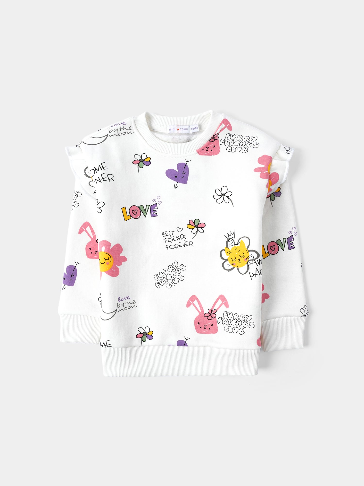 Mini Town Team Kids Baby Girls Sweatshirts