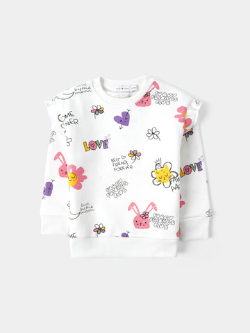 Mini Town Team Kids Baby Girls Sweatshirts
