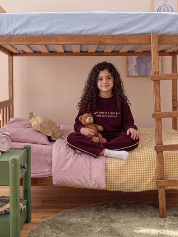 Pajamas Oversize fit / Relaxed fit embroidered top