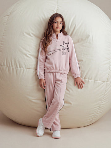 Sweatshirt Sets Oversize fit/Wide Leg fit printed top