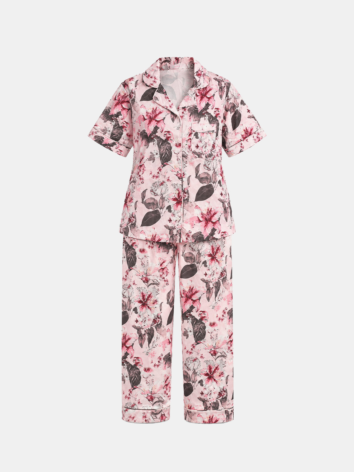Pajamas oversized all over printed top