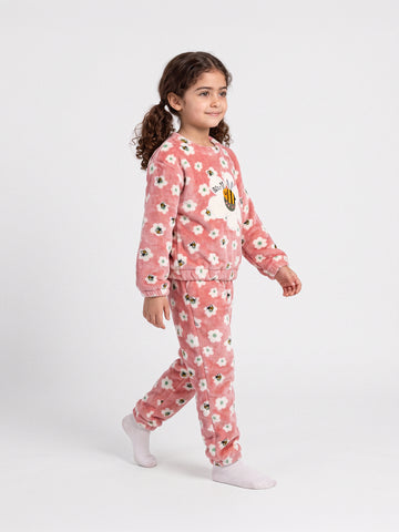 Pajamas oversize fit all over printed top