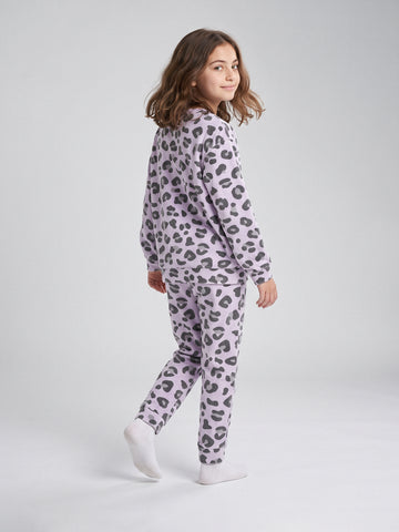 Pajamas oversize fit all over printed top