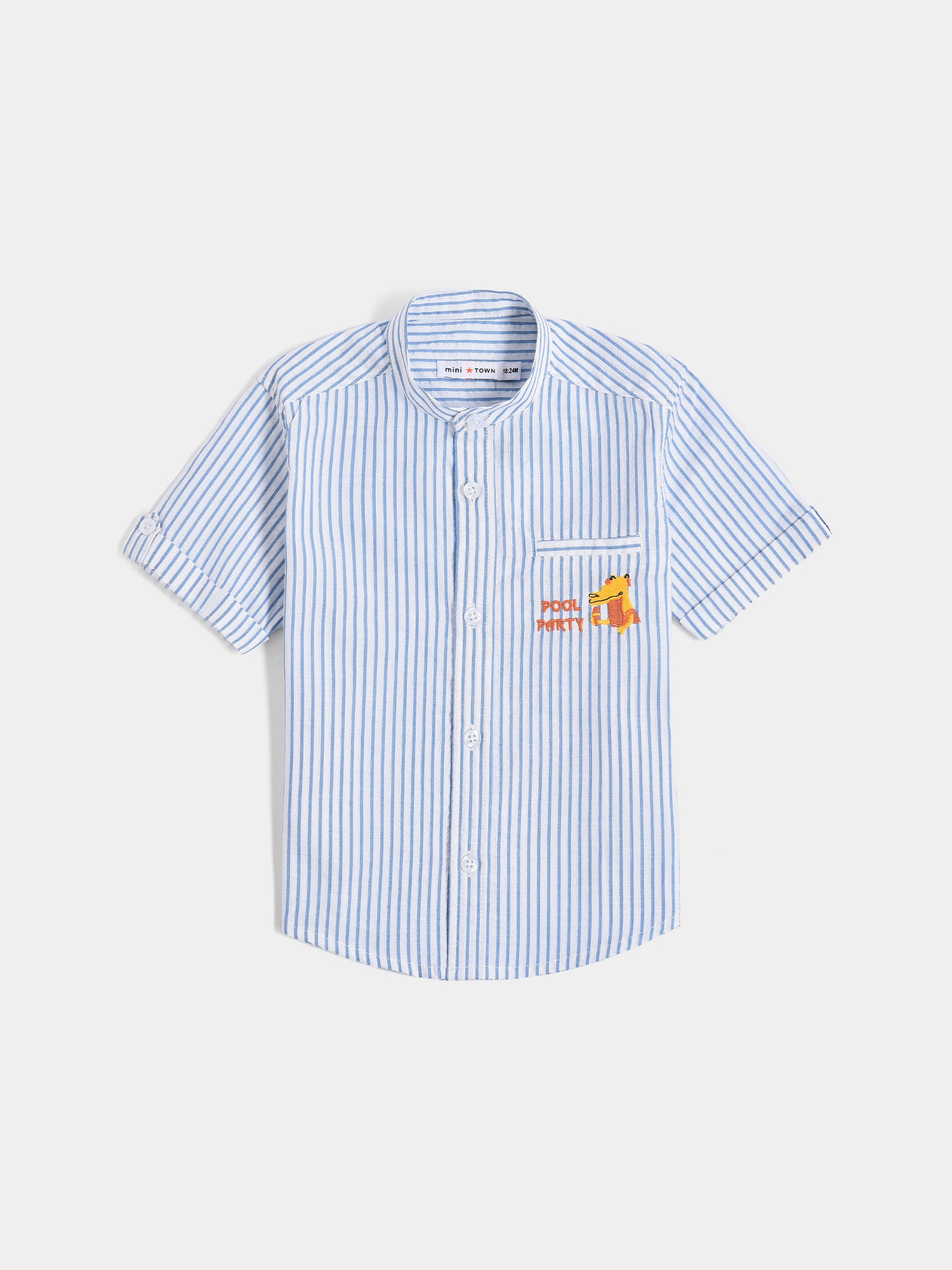 Mini Town Team Kids Baby Boys Short Sleeves Shirts