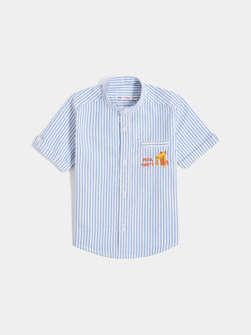 Mini Town Team Kids Baby Boys Short Sleeves Shirts