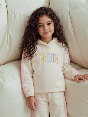 Sweatshirt Sets Oversize fit/Wide Leg fit embroidered top