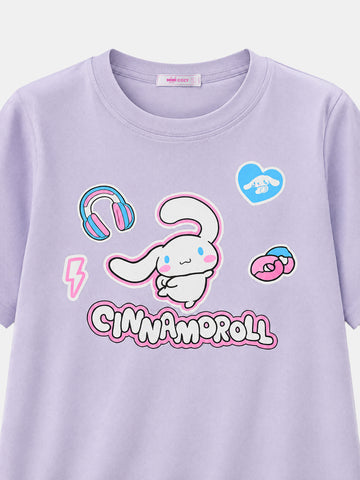 Pajamas oversized printed top