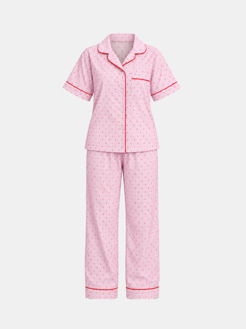 Pajamas Regular fit all over printed top